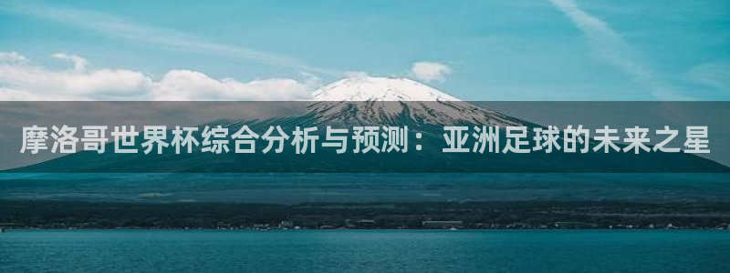世界杯直播免费观看：摩洛哥世界杯综合分析与预测：亚洲足球的未来之星