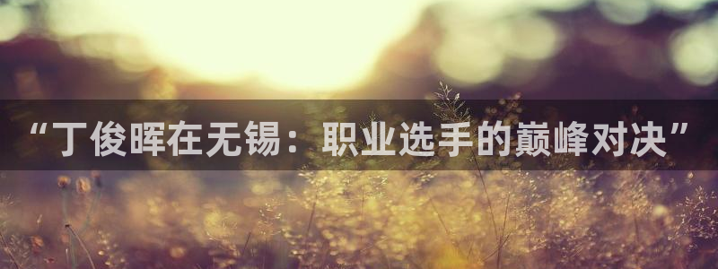 2026世界杯赛程表完整版：“丁俊晖在无锡：职业选手的巅峰对决”